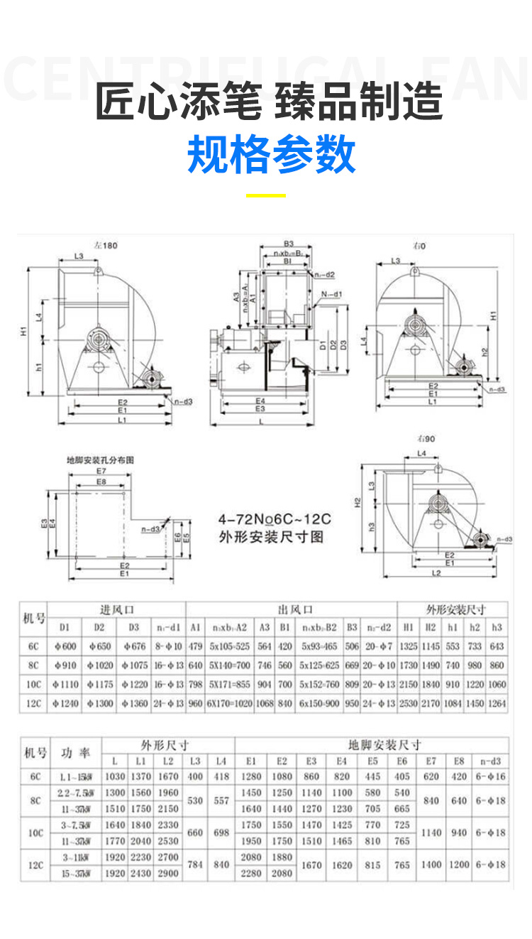 4-72C鍋爐引風(fēng)機風(fēng)量風(fēng)壓是多少？